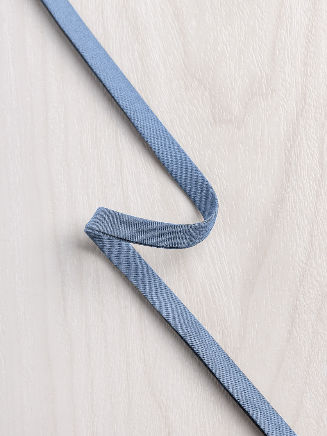 Double-Fold Cotton Poplin Bias Tape - 3/8' (10mm) wide - Slate Blue | Core Fabrics