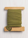 Double-Fold Cotton Poplin Bias Tape - 3/8' (10mm) wide - Cactus Green | Core Fabrics