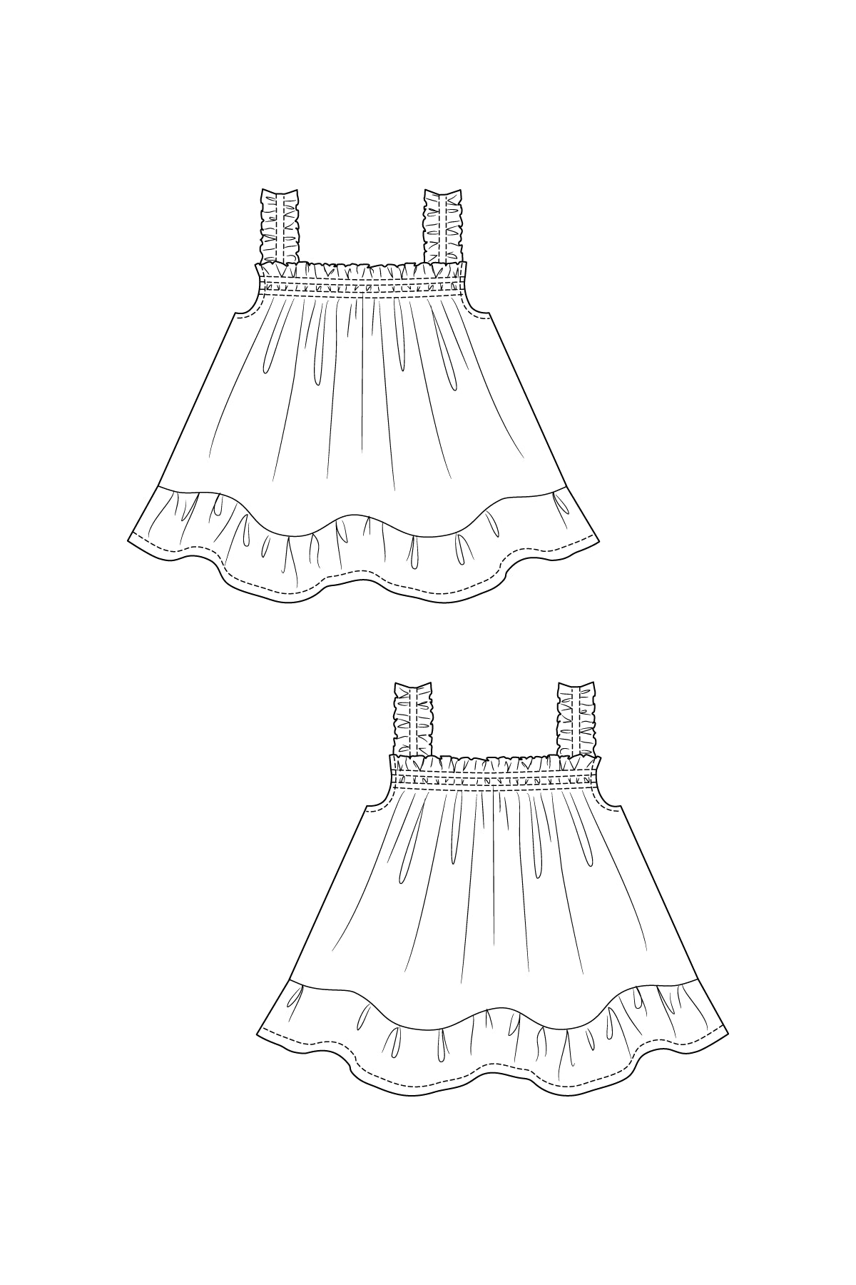 Named - Ilma smock dress & top pattern | Core Fabrics