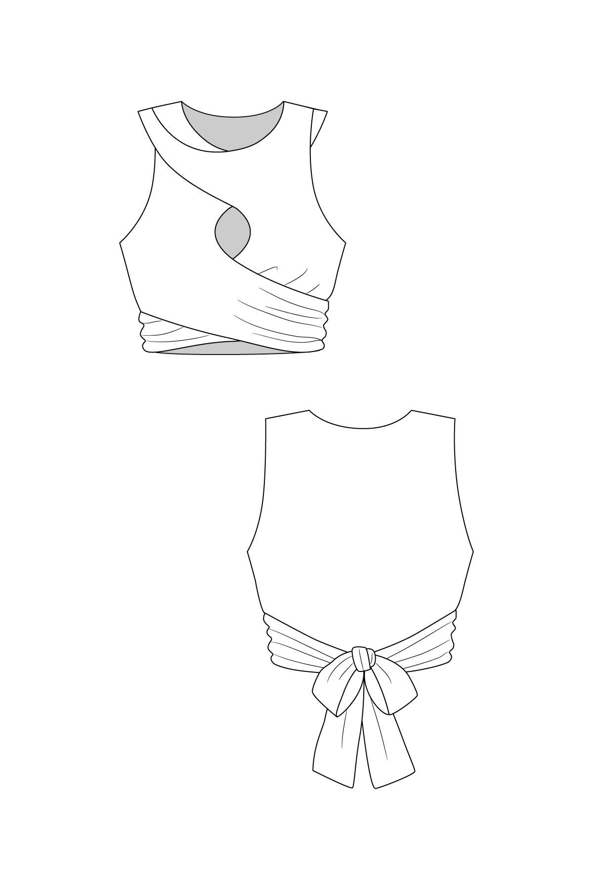 Named - Sisko interlace dress & top pattern | Core Fabrics