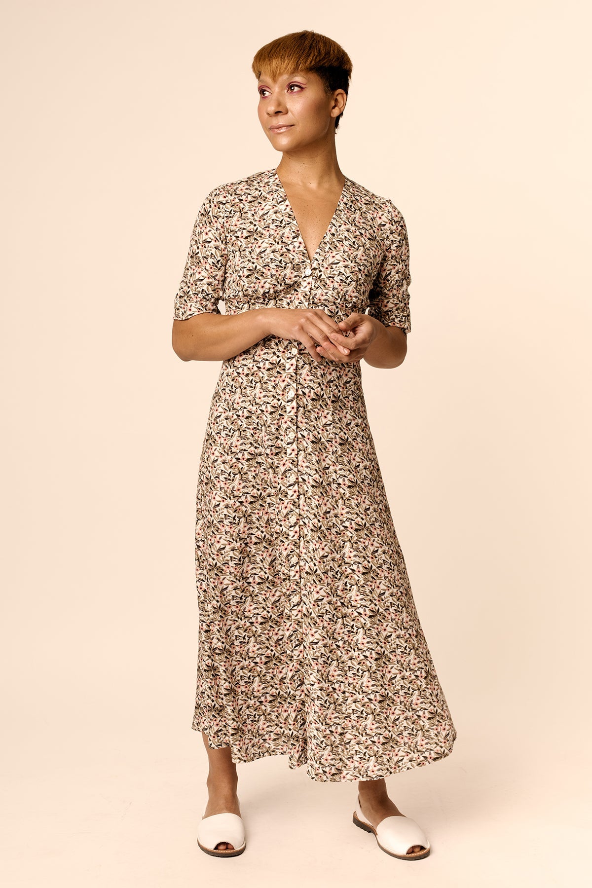 blouse midi dress Cute, confident, and perfectly overdressed., Blouse: 408546754 , Pants: 423570734 , Mini Dress: 408545413 , Midi Dress: 434331102 , #mymotf #summeroutfits #summerdress