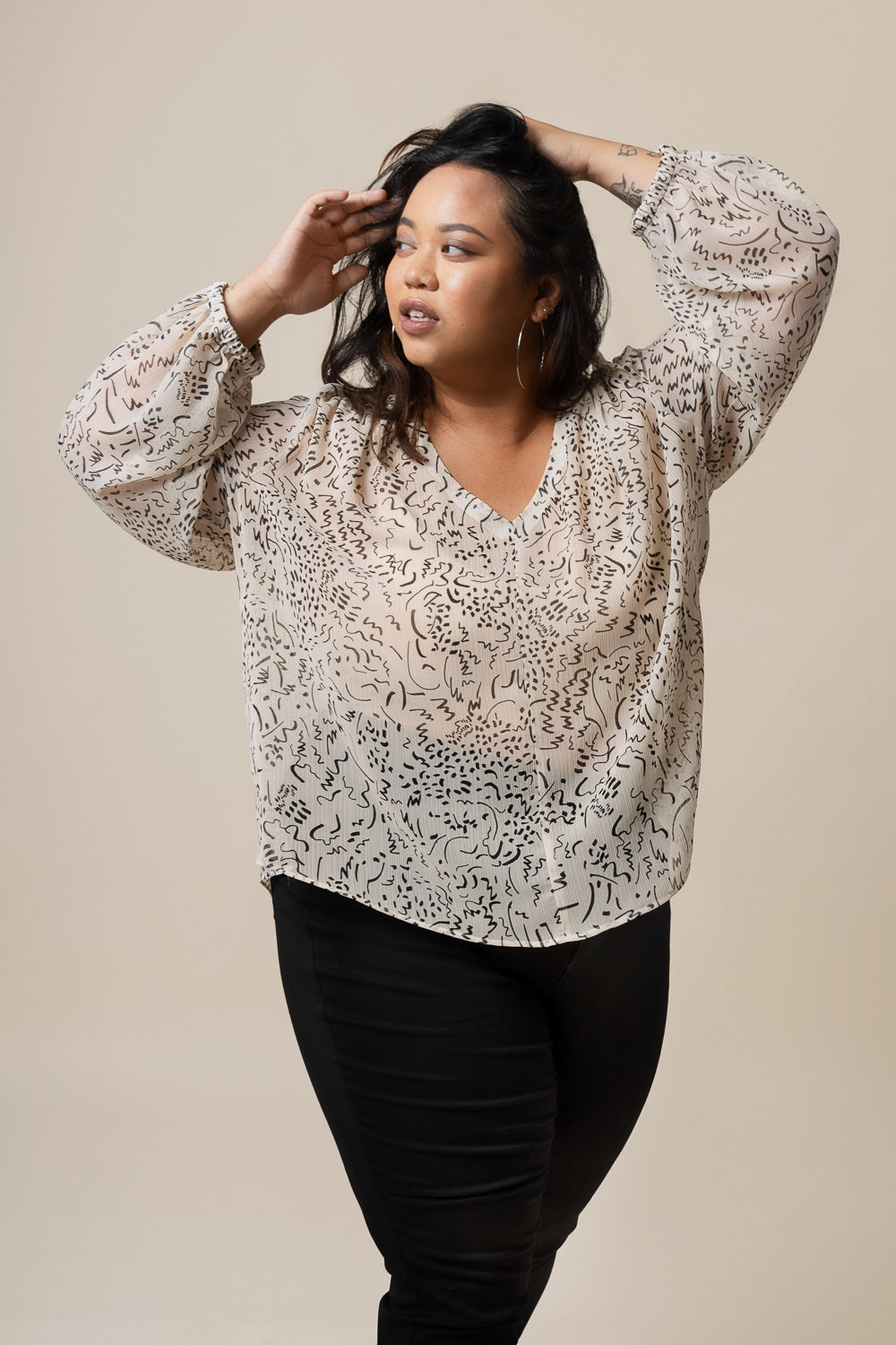 Nicks Blouse Pattern | Plus Size Blouse Pattern | Closet Core Patterns