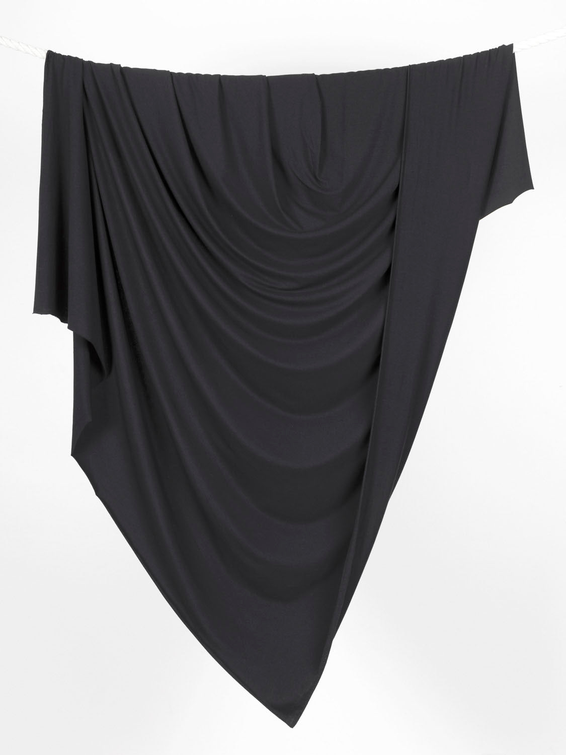 Organic Cotton + Tencel Stretch Knit Jersey - Black | Core Fabrics