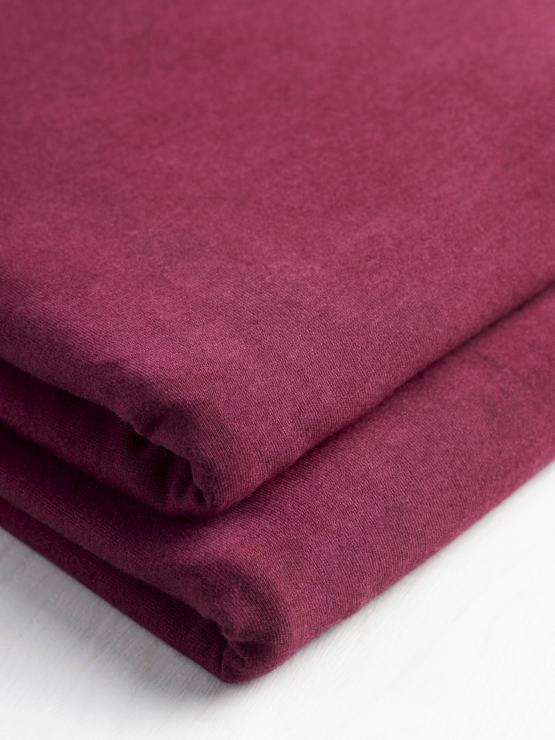 Organic Cotton + Tencel Stretch Knit Jersey - Raspberry | Core Fabrics