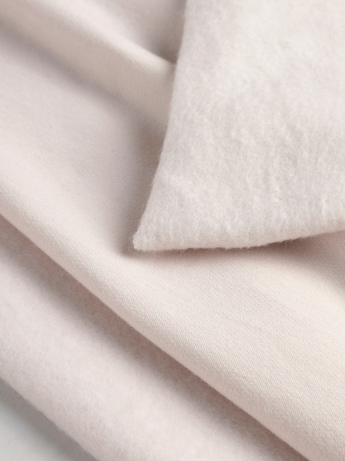 Organic Cotton Fleece - Blush | Core Fabrics