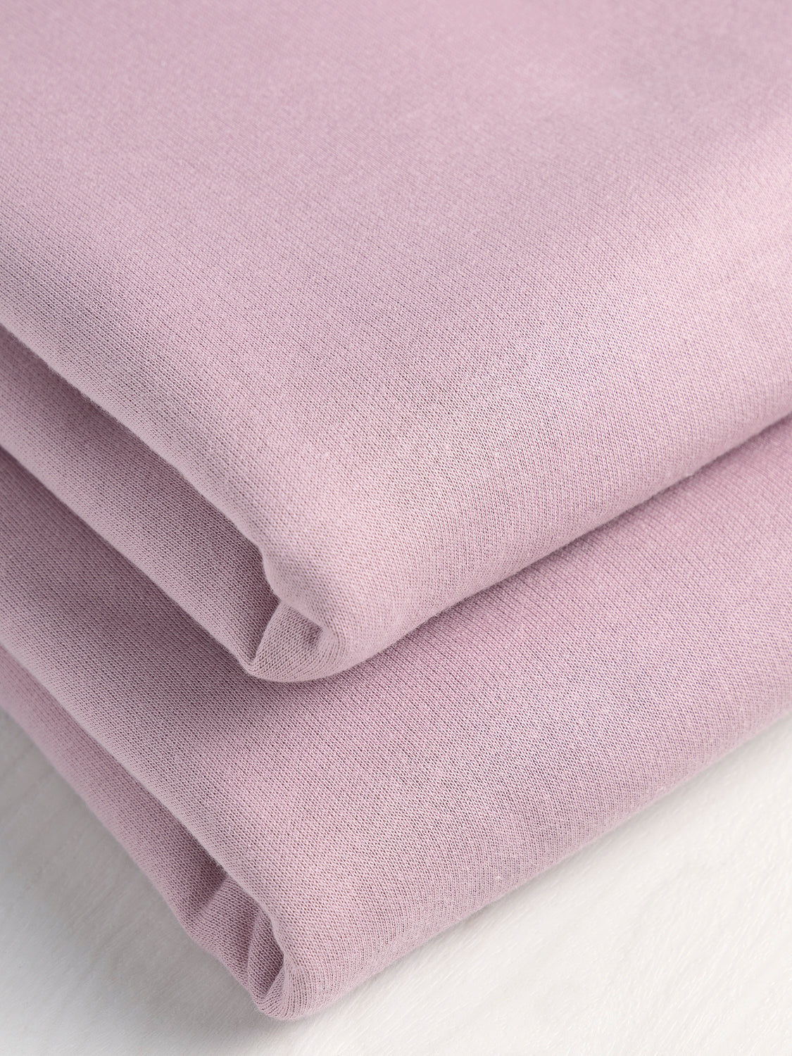 Organic Cotton Fleece - Lilac | Core Fabrics