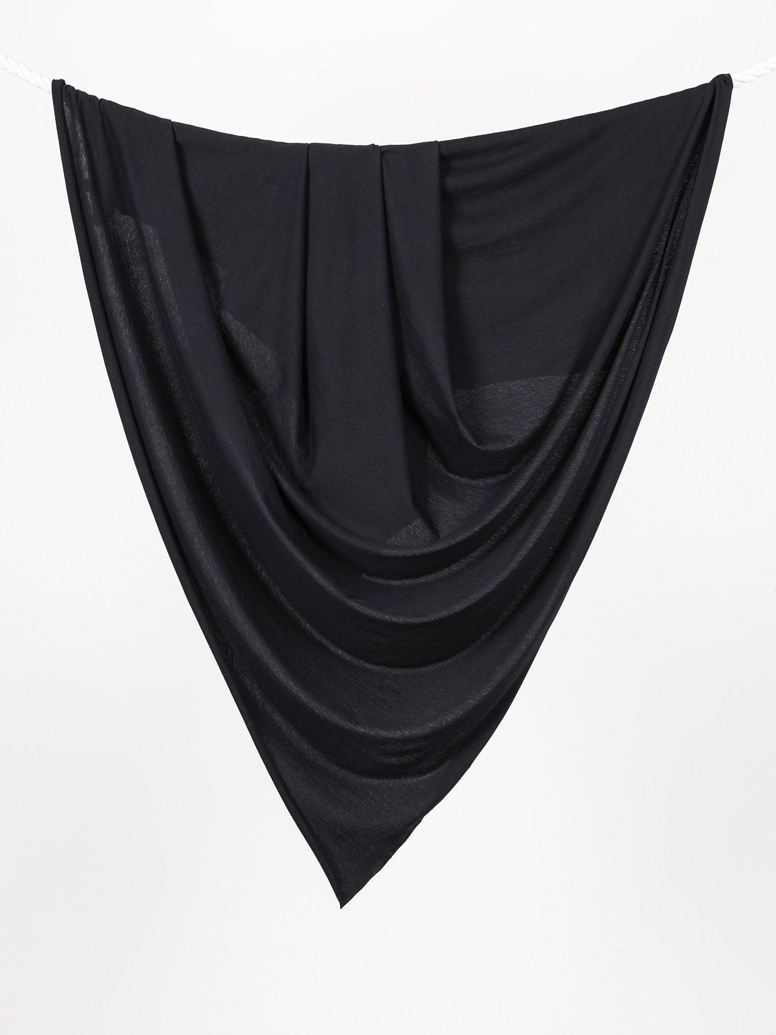 Organic Cotton Jersey Knit - Black | Core Fabrics
