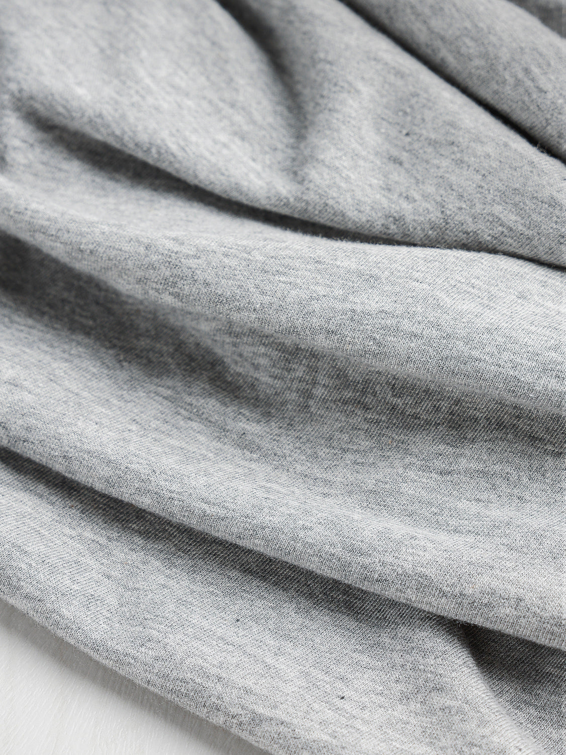 Organic Cotton Jersey Knit - Heather Grey | Core Fabrics