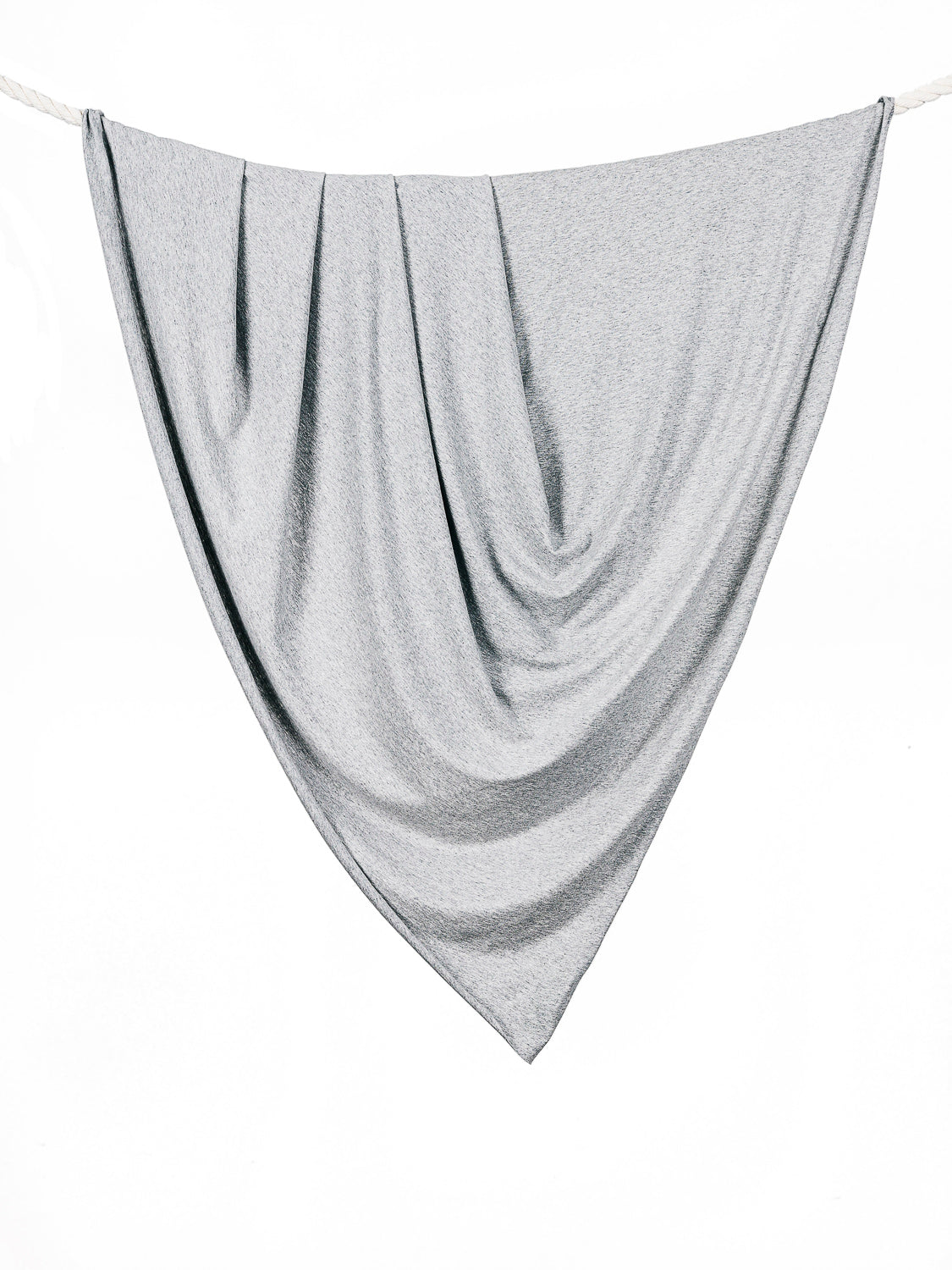 Heather Grey 10 Ounce Cotton/Spandex Jersey Knit Fabric - SKU 2853C