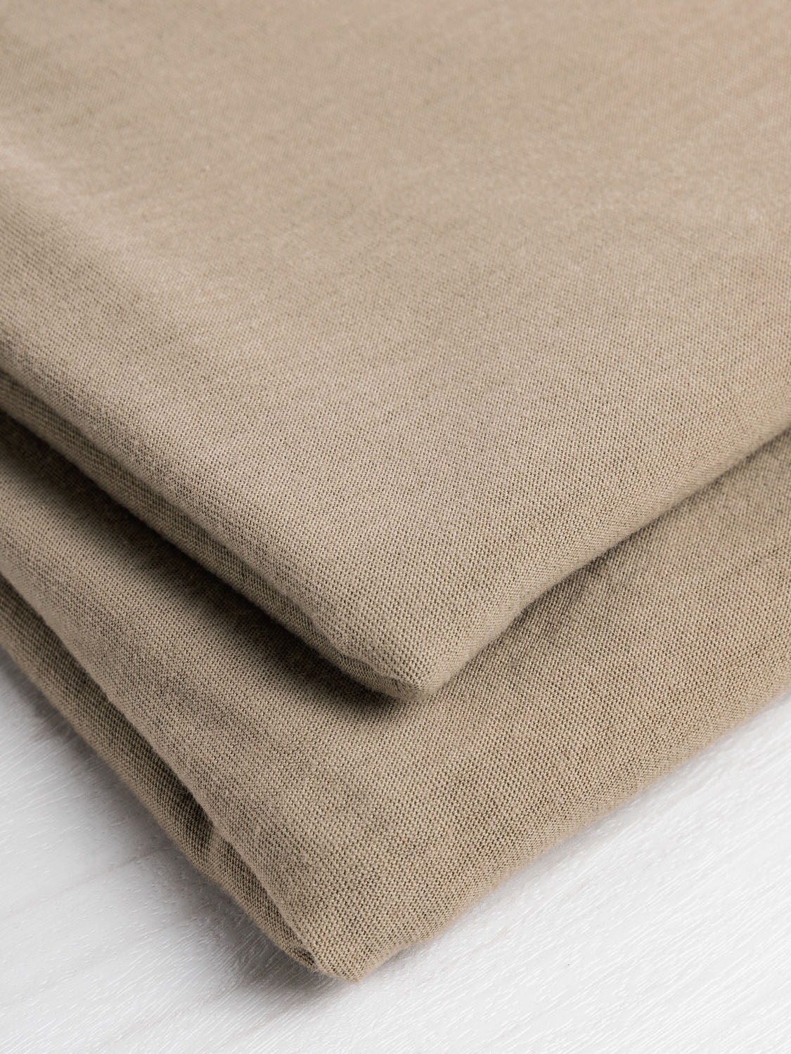Organic Cotton Jersey Knit - Taupe | Core Fabrics