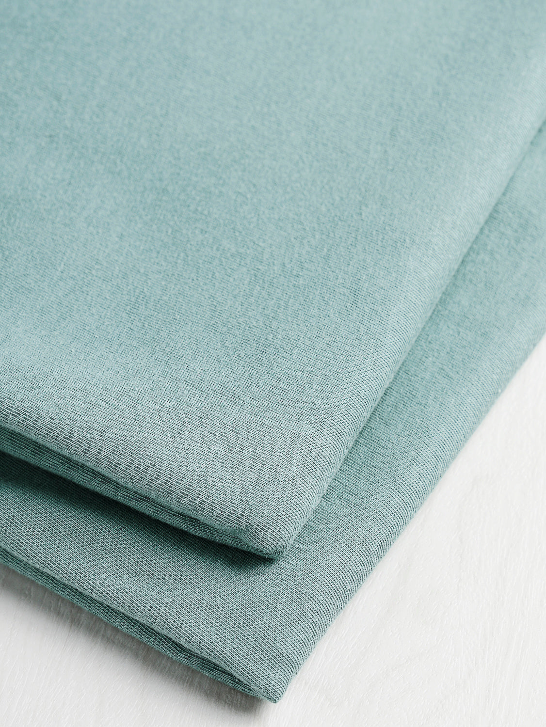 Organic Cotton Jersey Knit - Teal | Core Fabrics