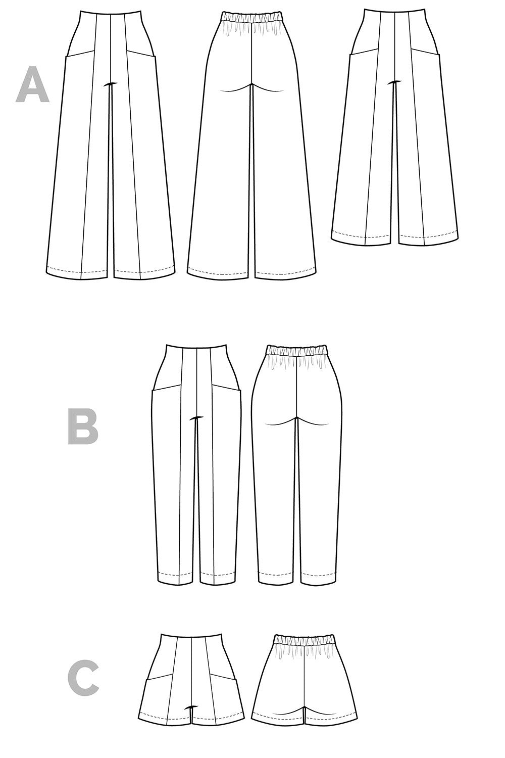 Pietra_Pants_Shorts_Pattern_Technical_Flats-03_5887be41-0bee-45a7-80c4-a708e5e22246 | Core Fabrics