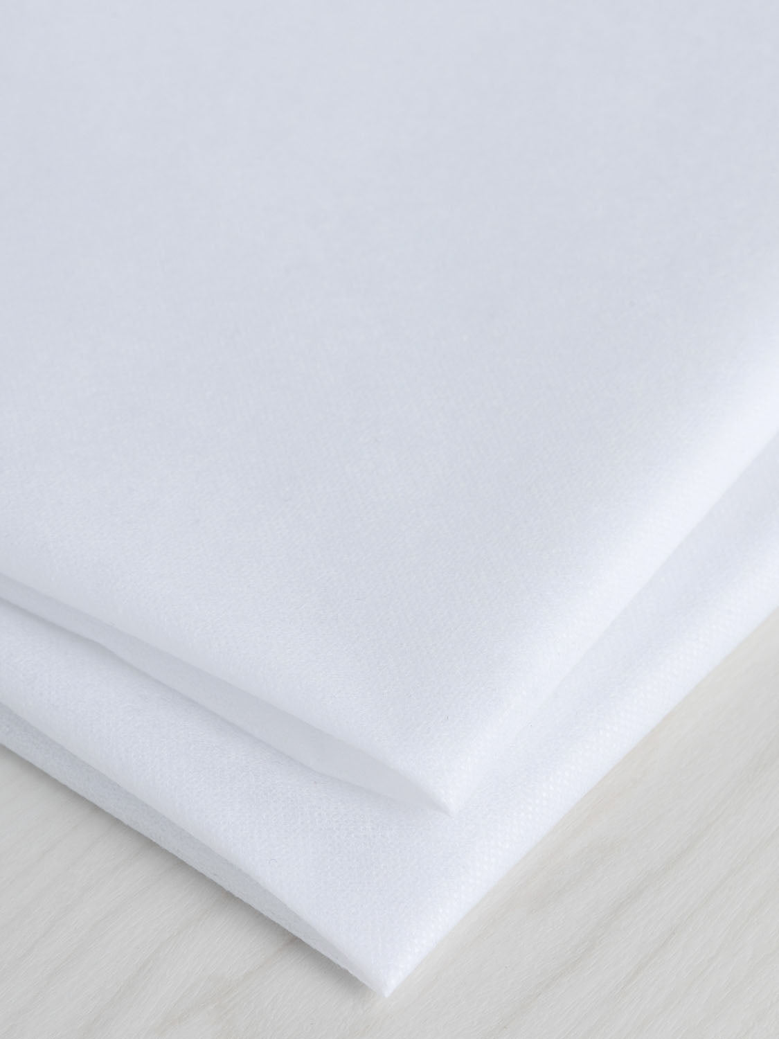 Recycled Lightweight Non-Woven Interfacing - White | Core Fabrics