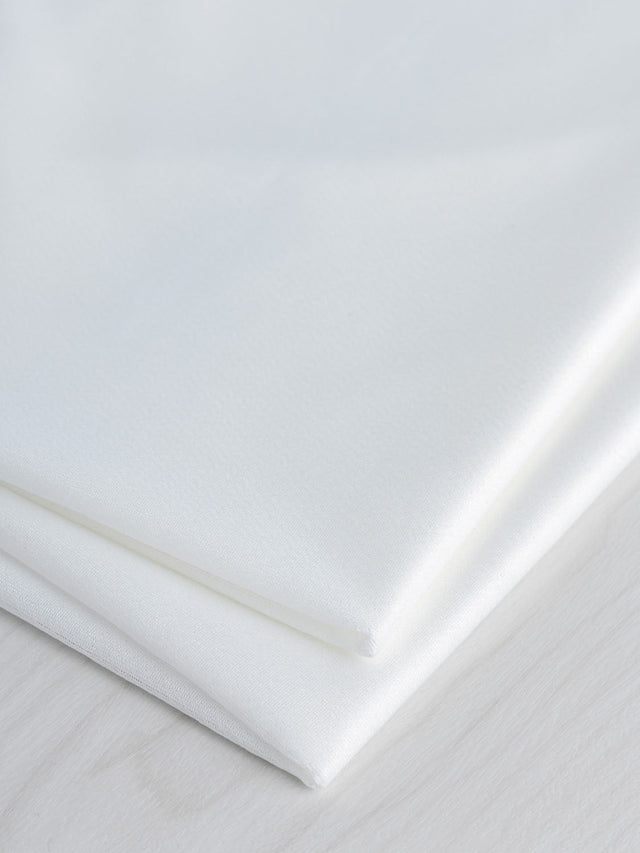 Recycled Midweight Stretch Interfacing - White | Core Fabrics