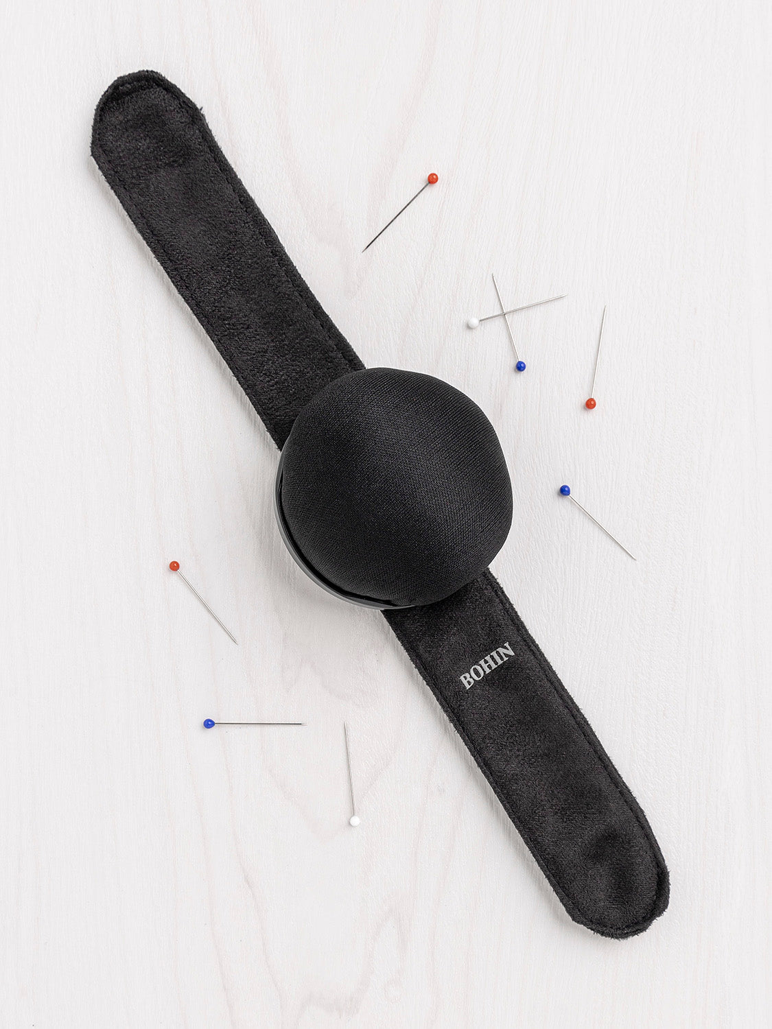 S-OTH001-Chic_Black_Pin_Cushion_Bracelet-Core_Fabrics-V4 | Core Fabrics