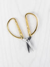 Tiny LDH Scissors/Snips with Embossed Gold Handles | Core Fabrics