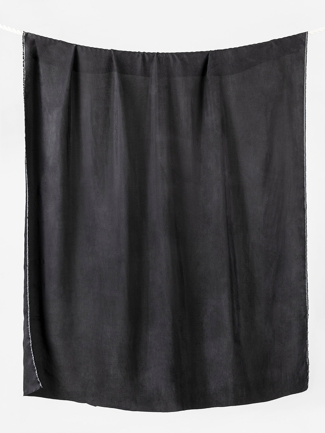 Sandwashed Cupro - Black | Core Fabrics