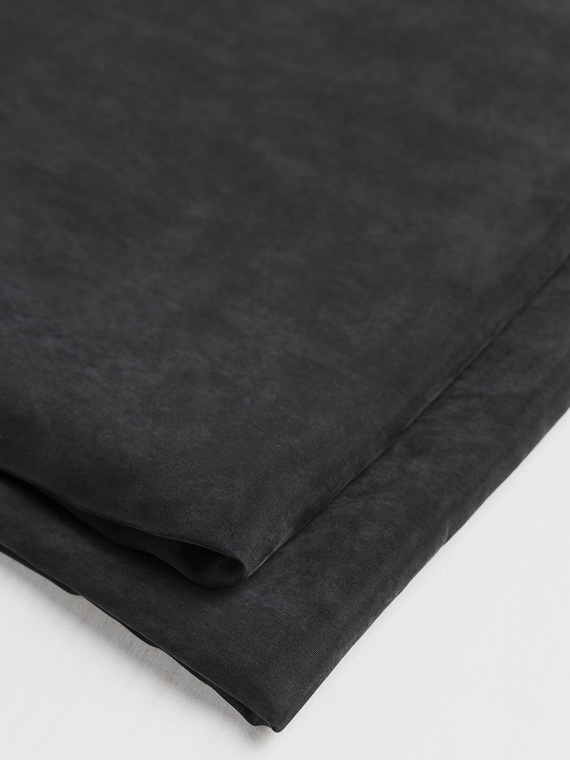 Sandwashed Cupro - Black | Core Fabrics