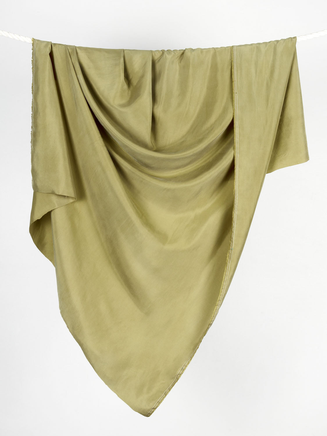 Sandwashed Cupro - Leaf Green | Core Fabrics