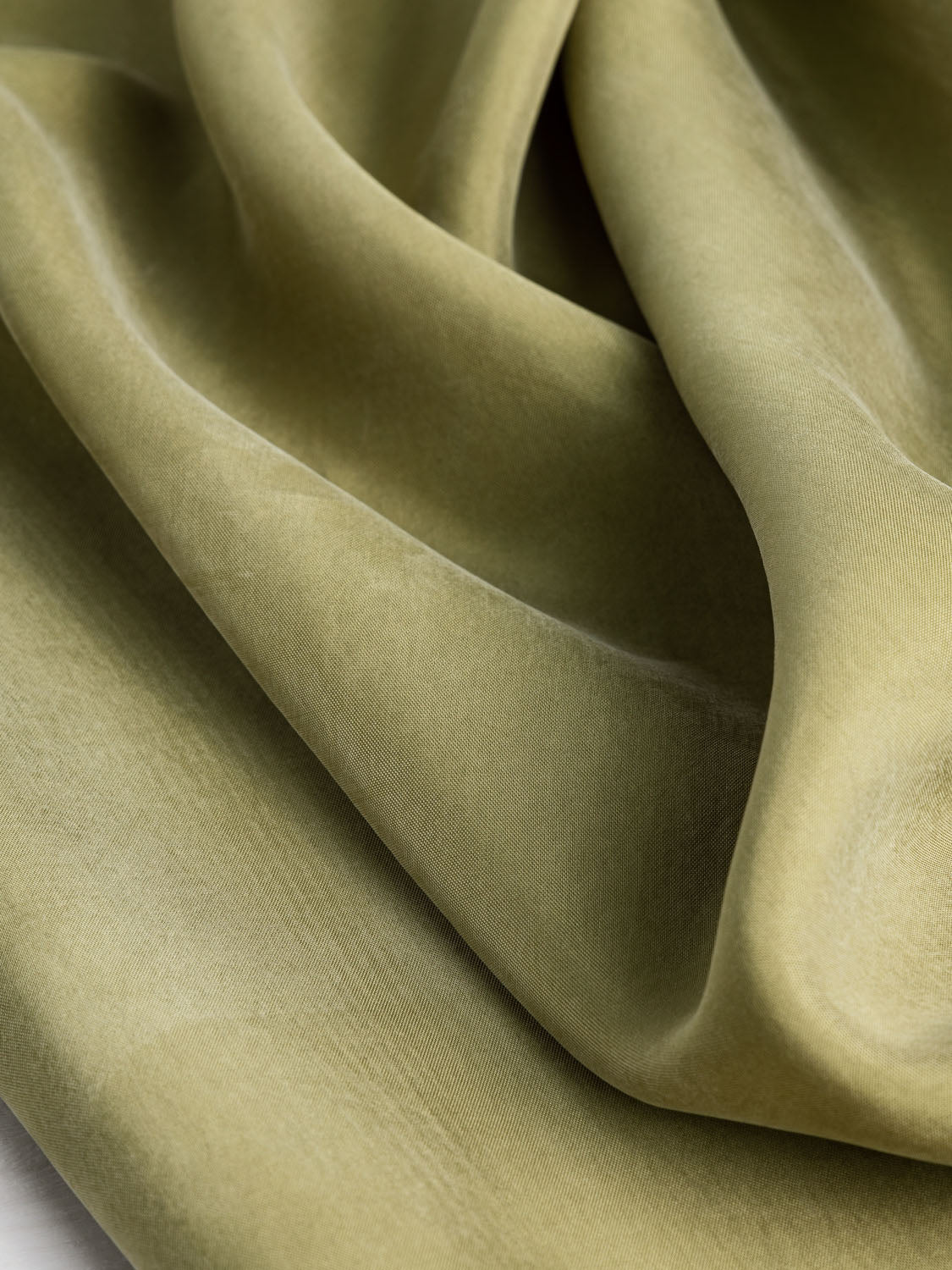Sandwashed Cupro - Leaf Green | Core Fabrics