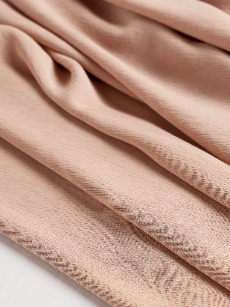 Sandwashed Textured Tencel™ Viscose - Apricot