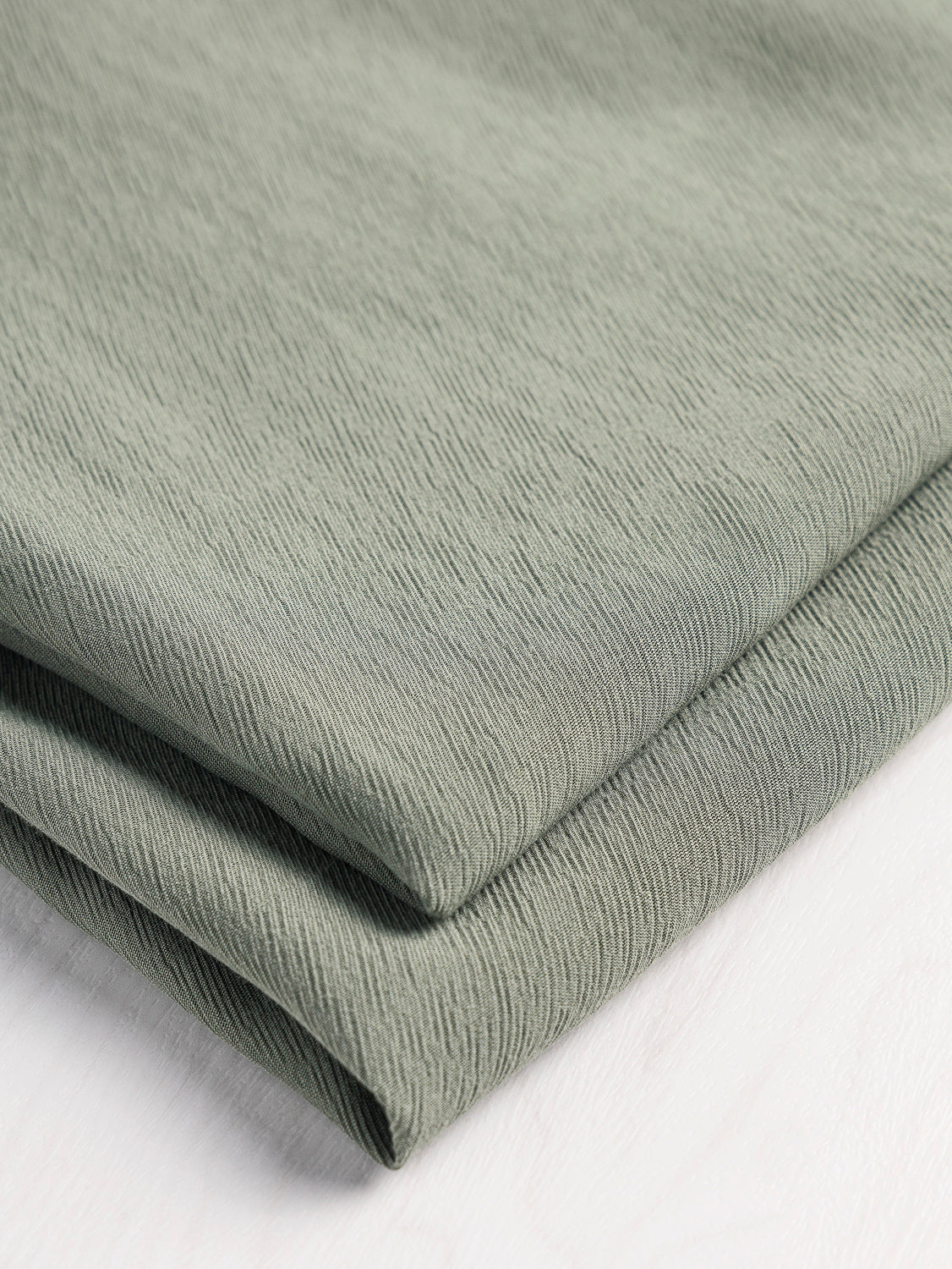 Sandwashed Textured Tencel™ Viscose - Moss | Core Fabrics