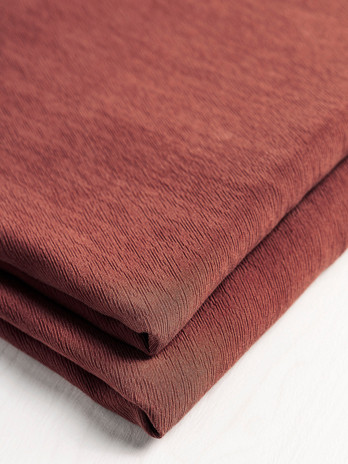 Sandwashed Textured Tencel™ Viscose - Rust | Core Fabrics