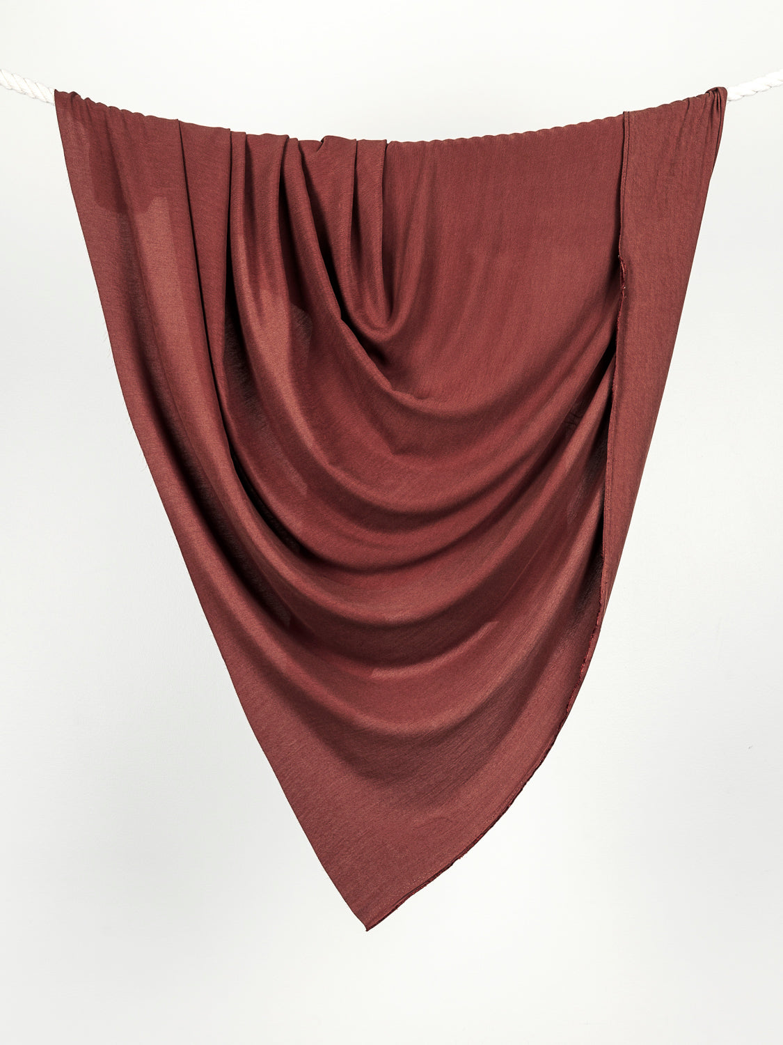 Sandwashed Textured Tencel™ Viscose - Rust | Core Fabrics