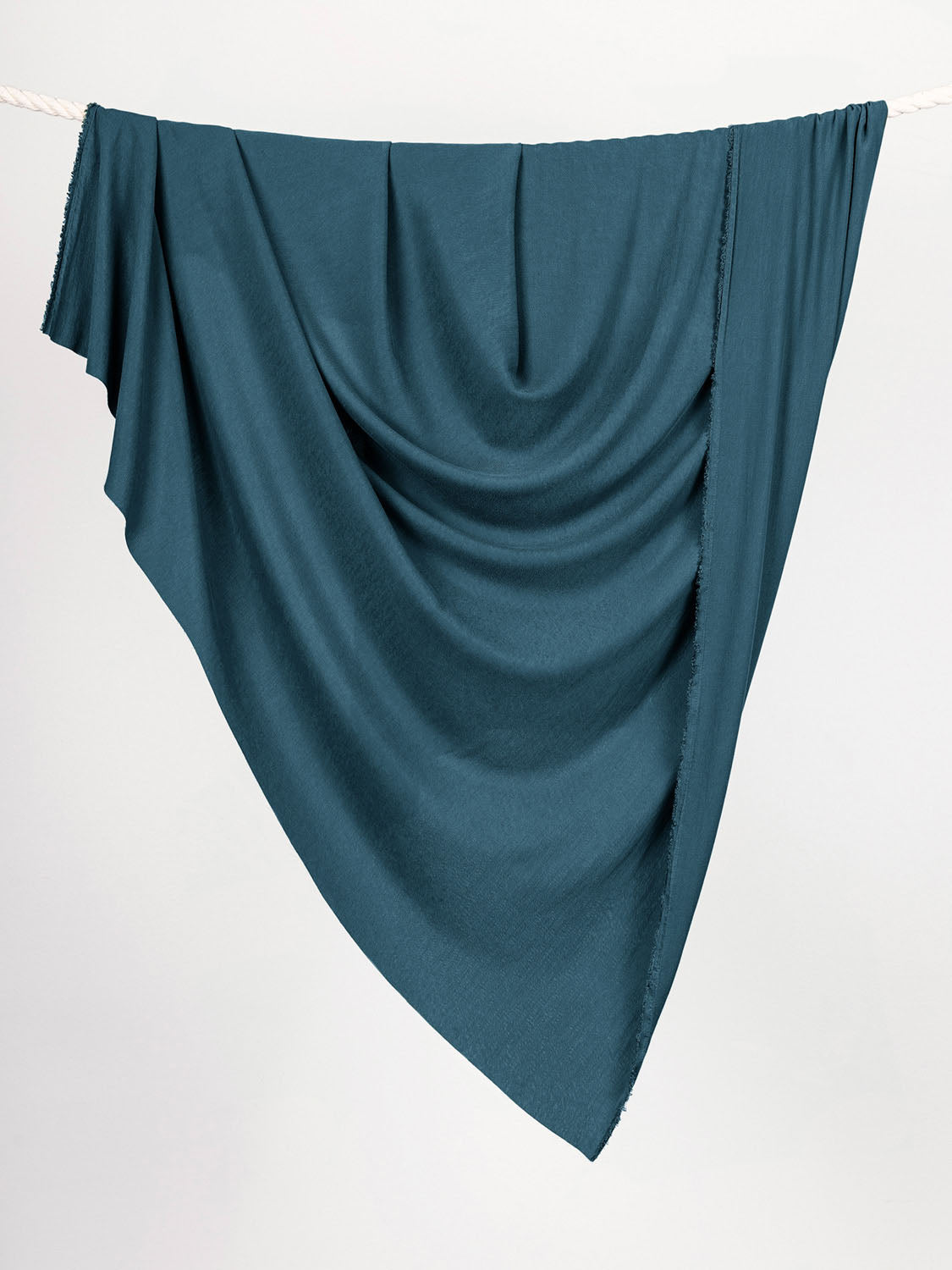 Sandwashed Textured Tencel™ Viscose - Teal | Core Fabrics