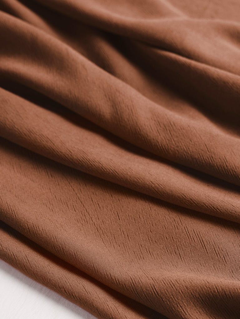 Sandwashed Textured Tencel™ Viscose - Toast