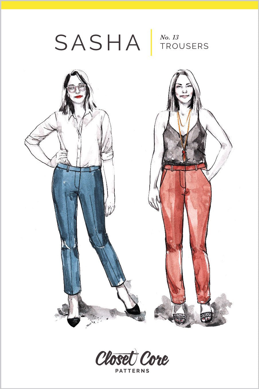Sasha Trousers Pattern – Core Fabrics