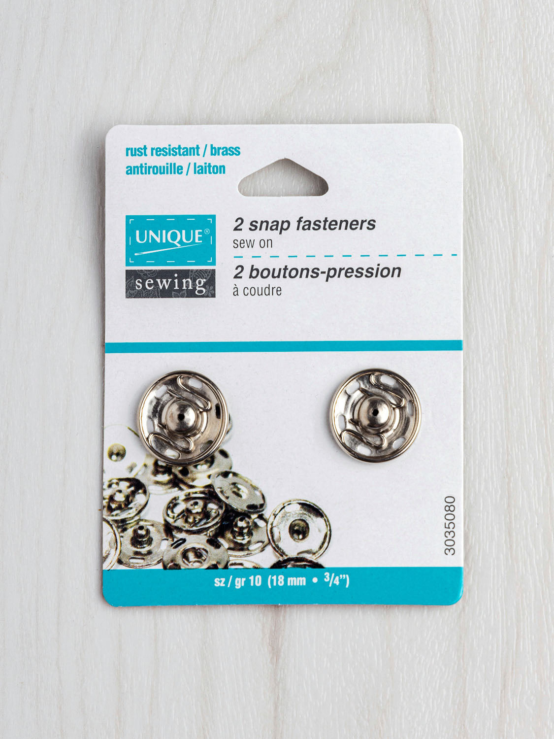 Sew-On Large 18mm Snap Buttons | Core Fabrics
