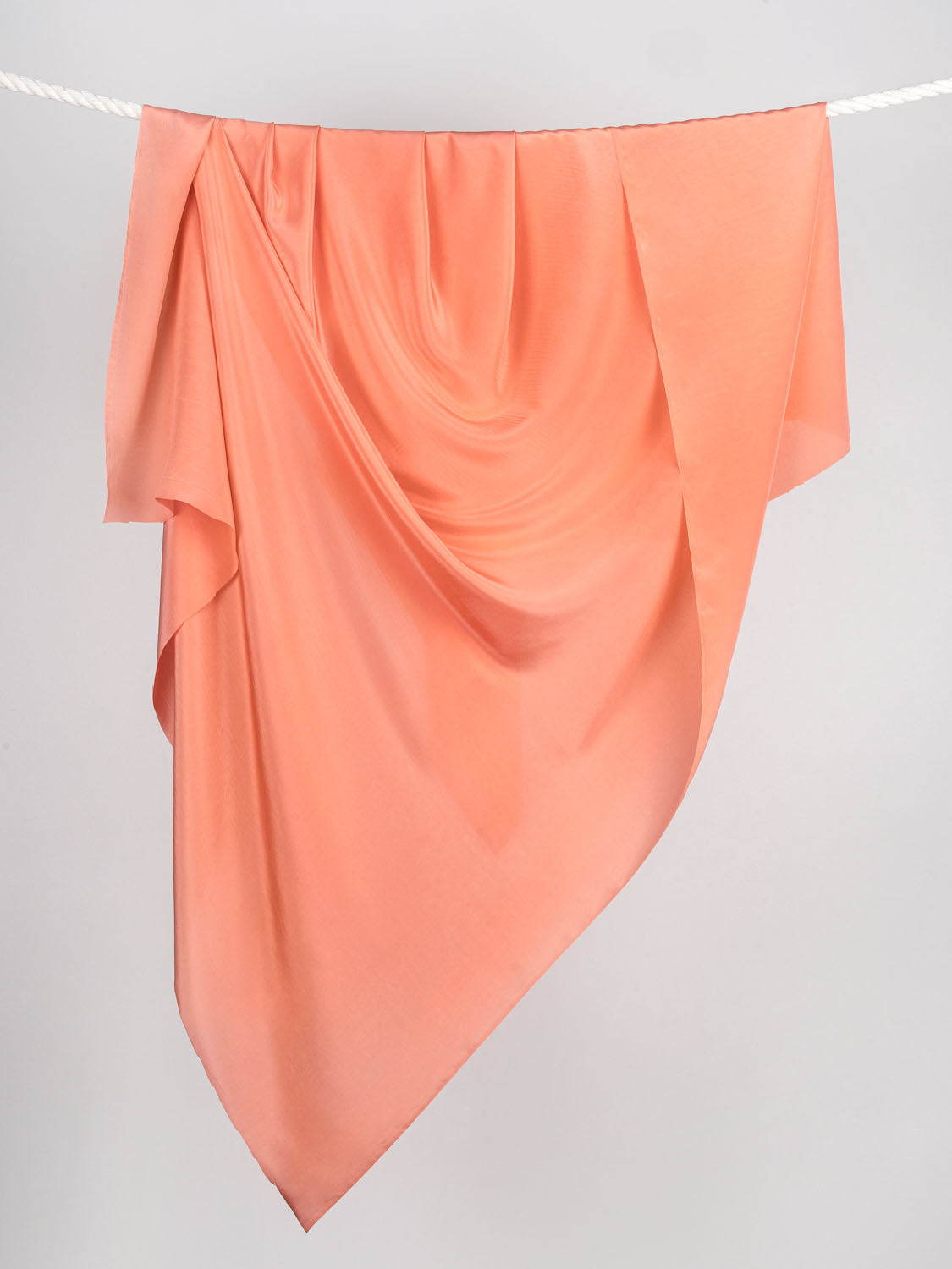 Silk Crepe de Chine Deadstock - Cantaloupe | Core Fabrics