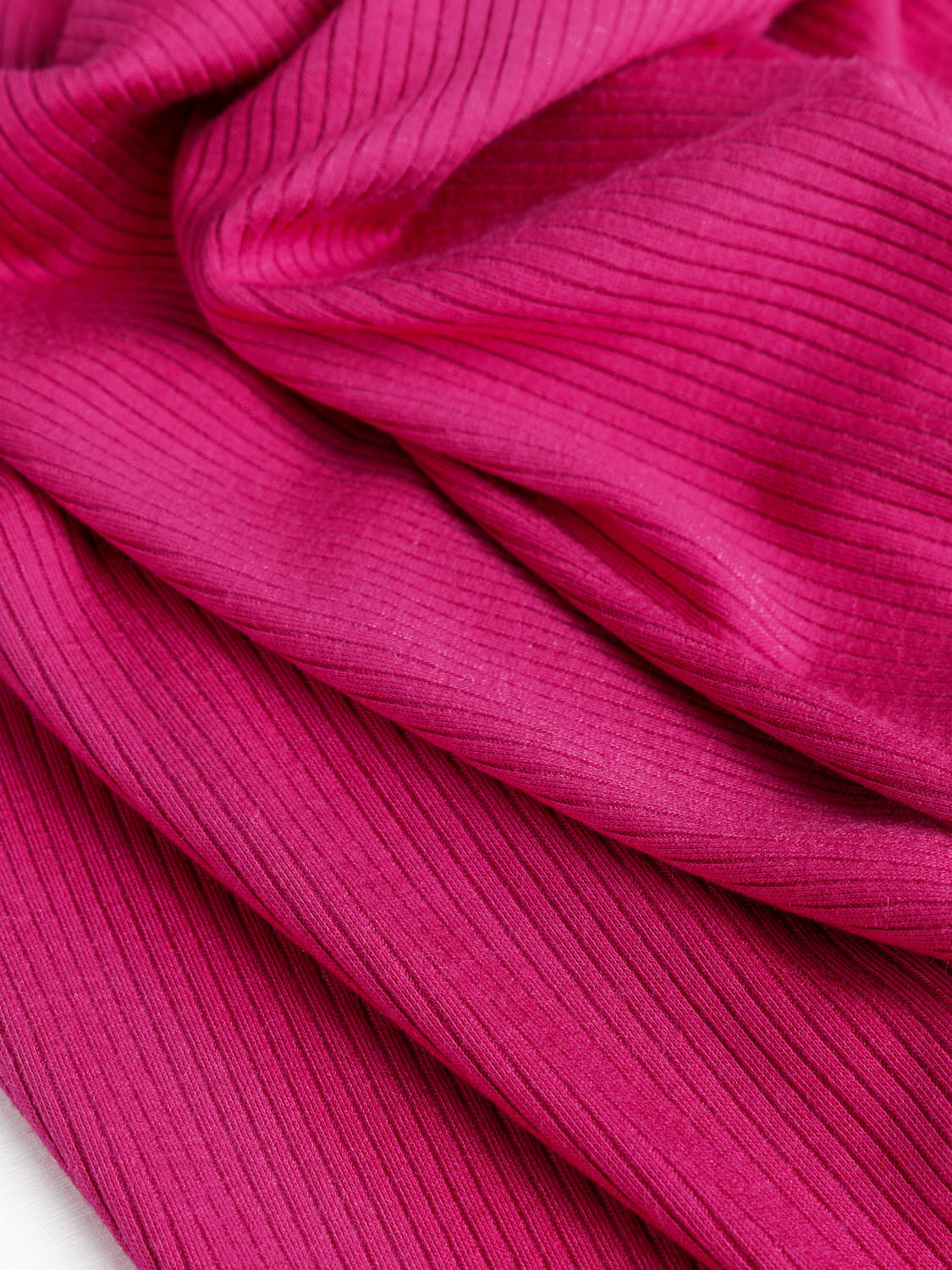 Tencel™ Modal Spandex Ribbed Knit - Hot Pink | Core Fabrics