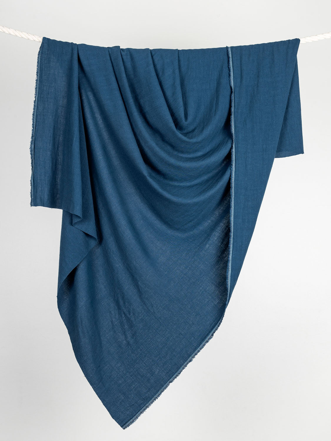 Textured Viscose Linen - Deep Teal | Core Fabrics