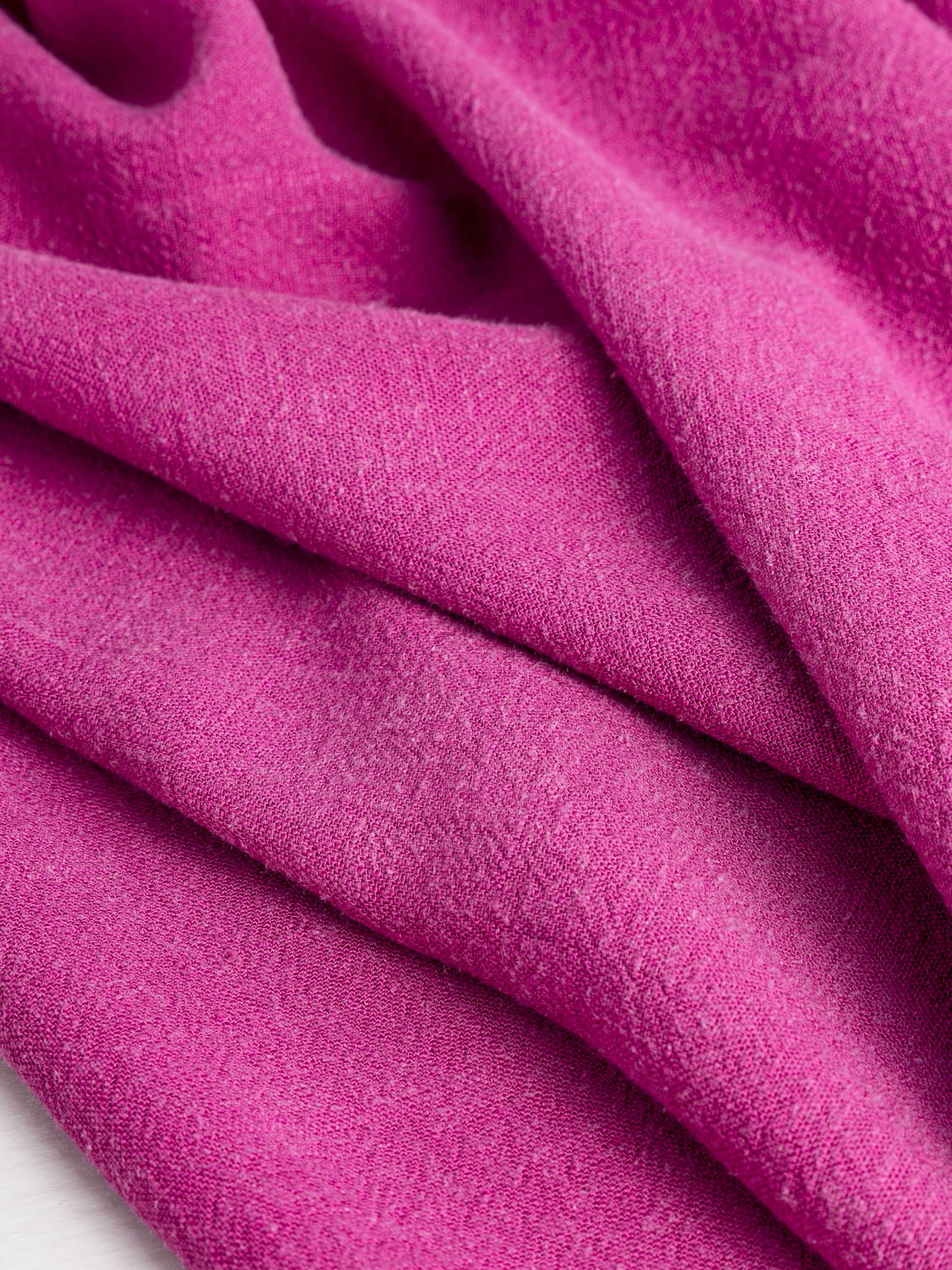 Textured Viscose Linen - Magenta | Core Fabrics