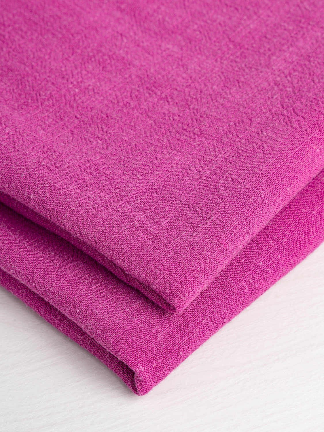 Textured Viscose Linen - Magenta | Core Fabrics