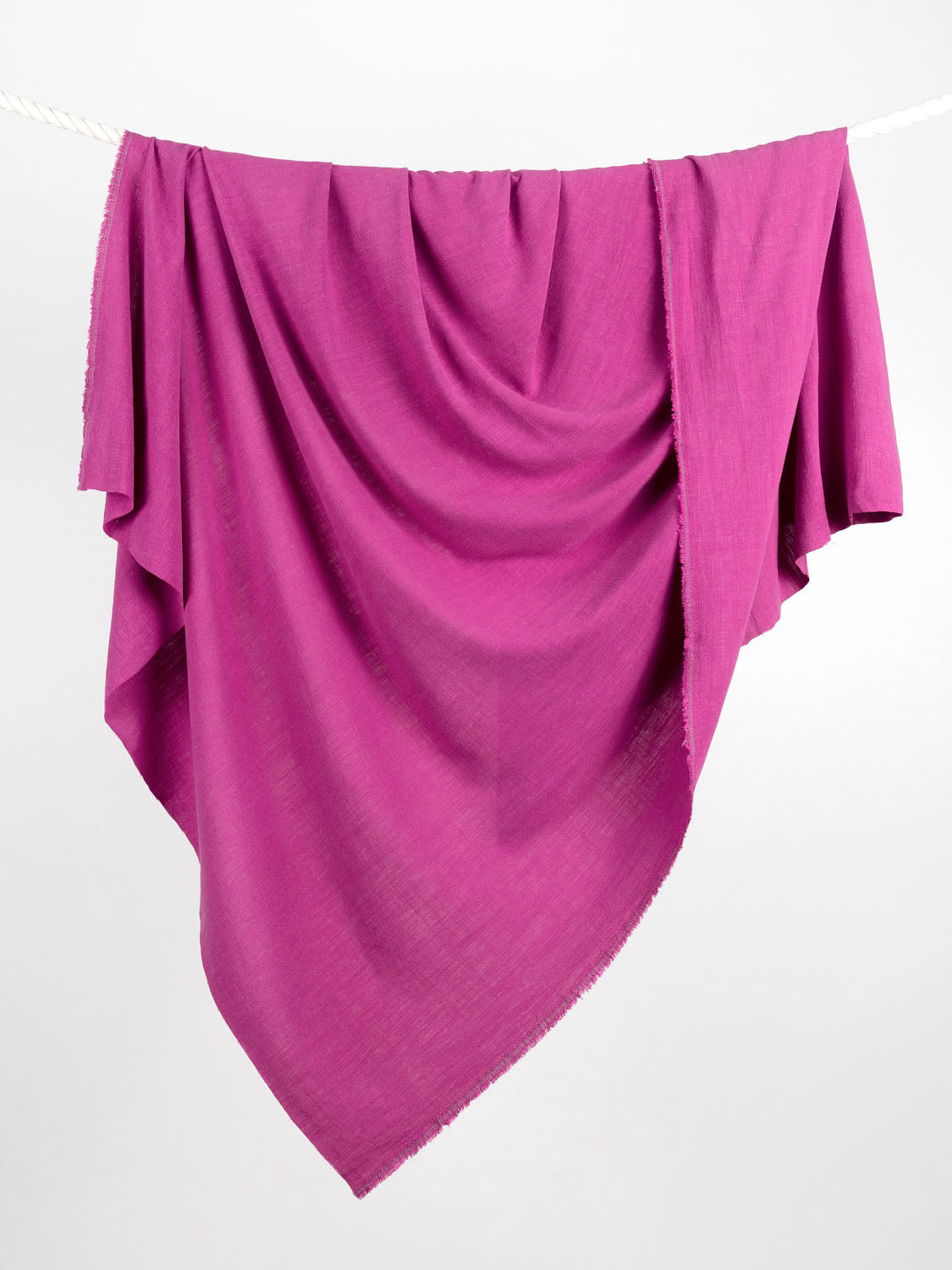 Textured Viscose Linen - Magenta | Core Fabrics