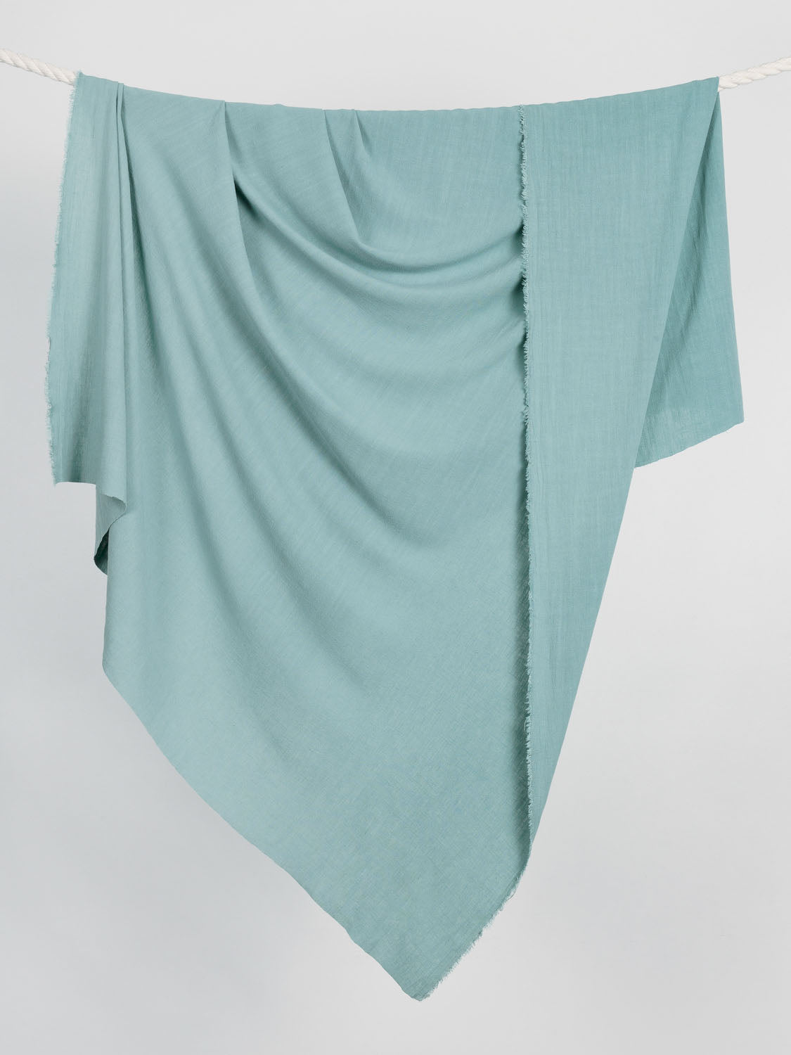 Textured Viscose Linen - Mineral Green | Core Fabrics