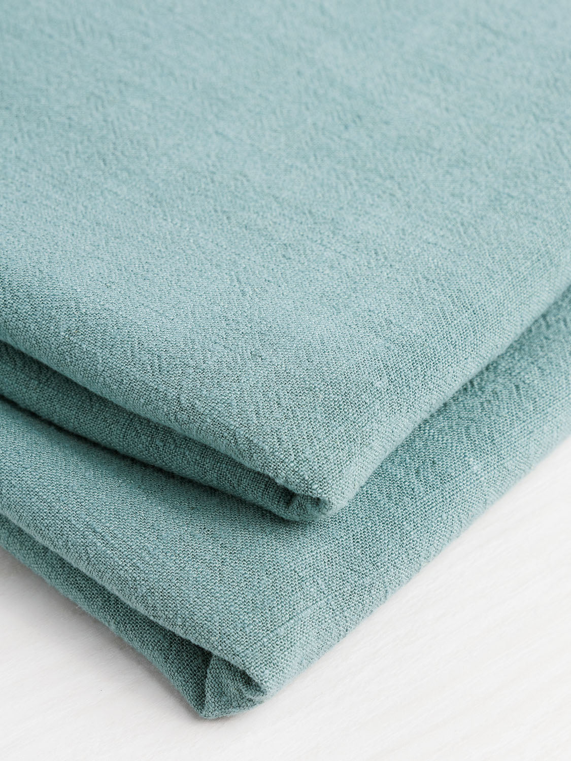 Textured Viscose Linen - Mineral Green | Core Fabrics