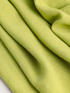 Viscose Lin Texturé - Vert Olive