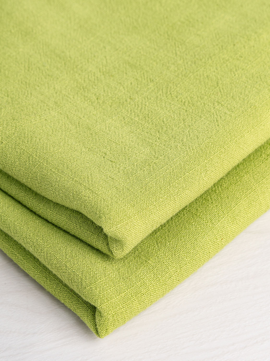 Textured Viscose Linen - Olive Green | Core Fabrics