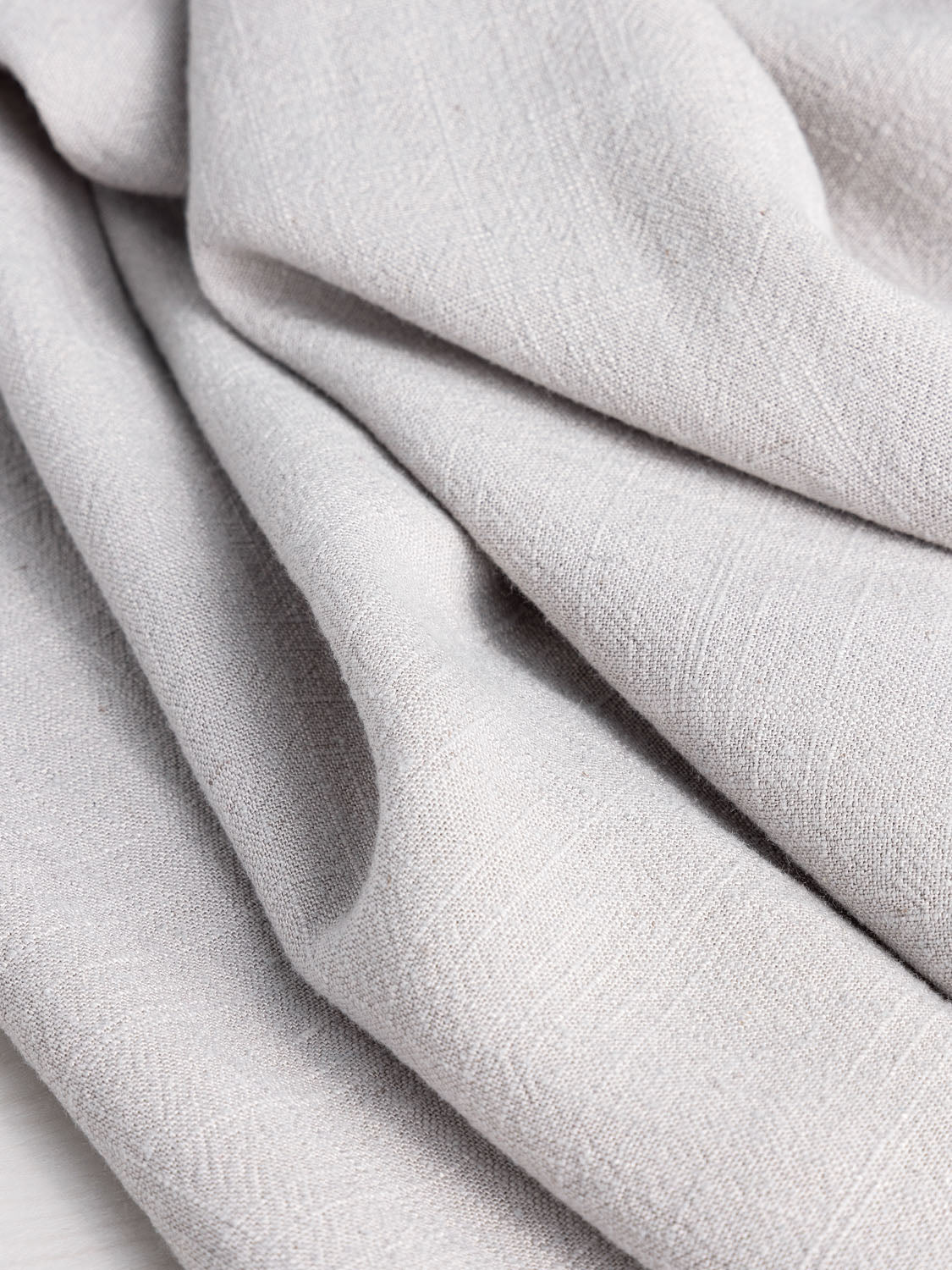 Textured Viscose Linen - Pearl Grey | Core Fabrics