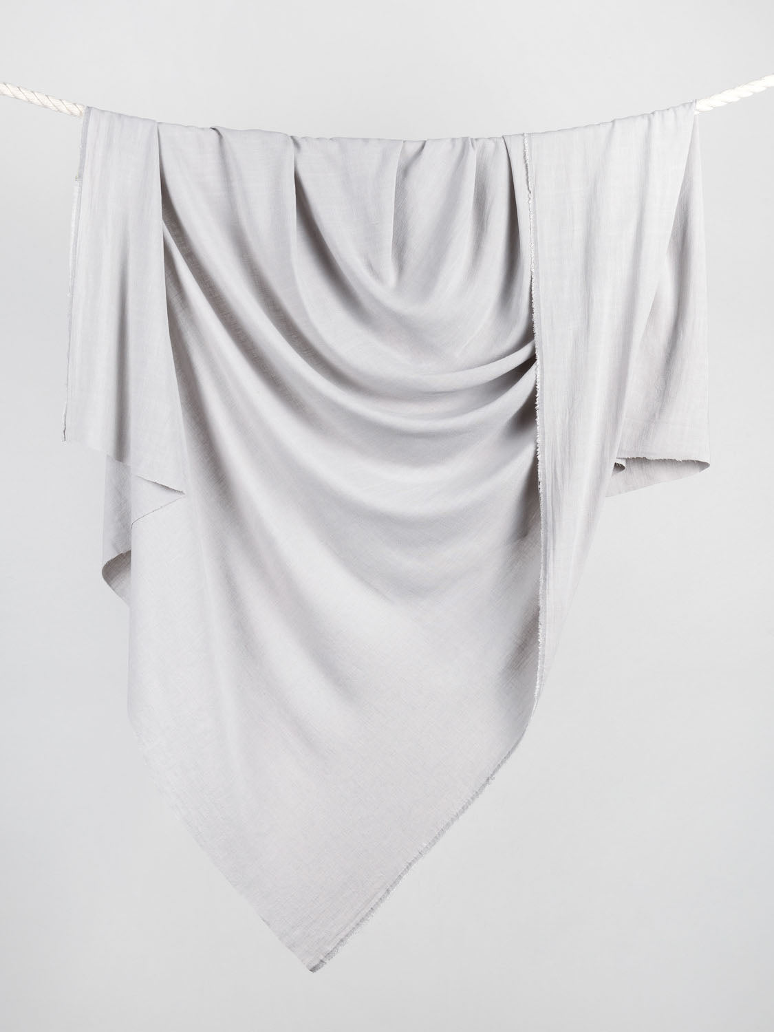 Textured Viscose Linen - Pearl Grey | Core Fabrics