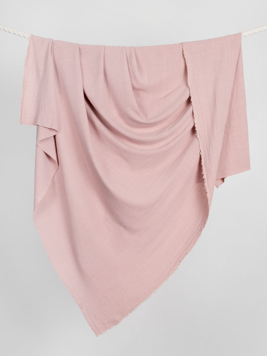 Textured Viscose Linen - Rose | Core Fabrics