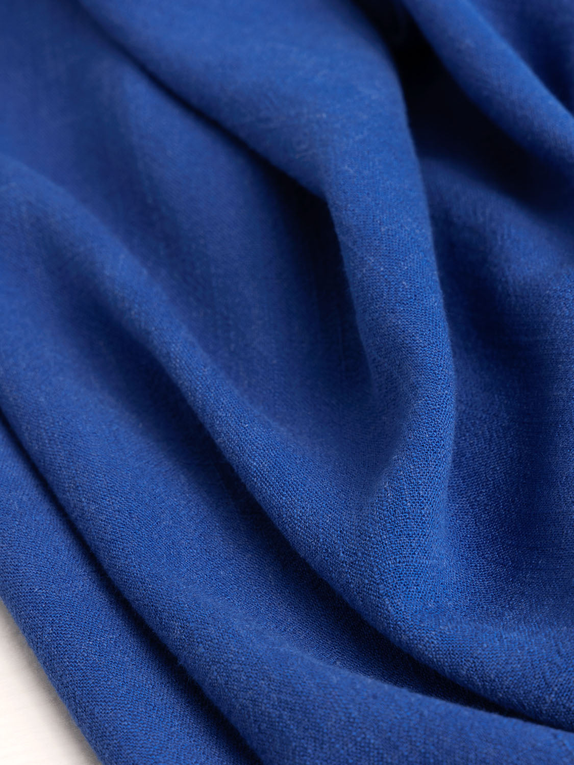 Textured Viscose Linen - Royal Blue | Core Fabrics