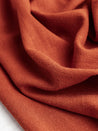 Textured Viscose Linen - Rust | Core Fabrics