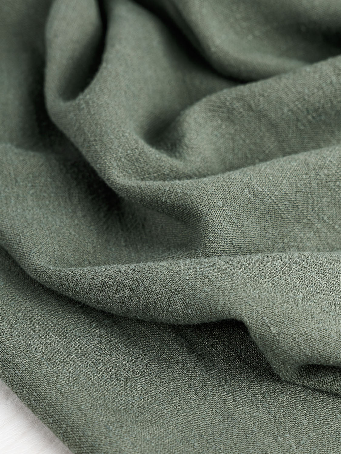 Textured Viscose Linen - Thyme Textured Viscose Linen - Thyme