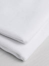 Textured Viscose Linen - White | Core Fabrics