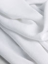 Textured Viscose Linen - White | Core Fabrics